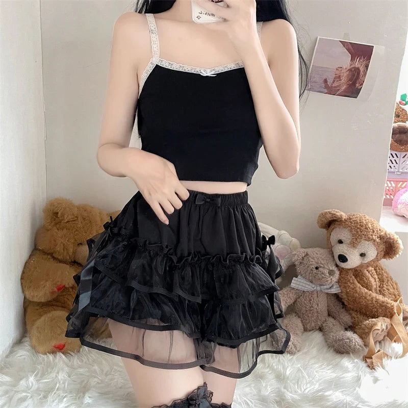 Phoebe Frilly Ruffle Coquette Shorts