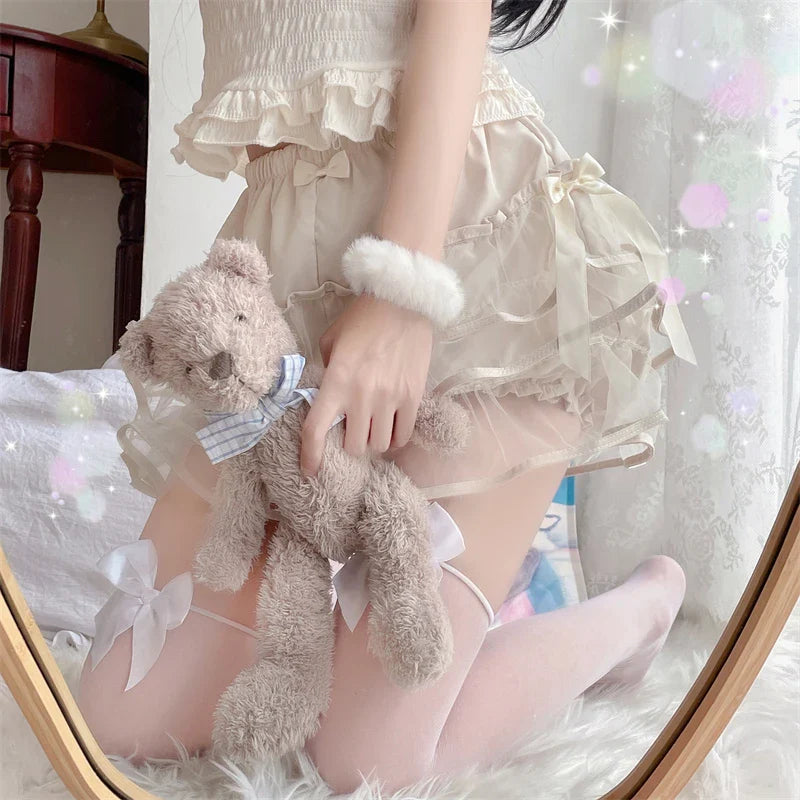Phoebe Frilly Ruffle Coquette Shorts