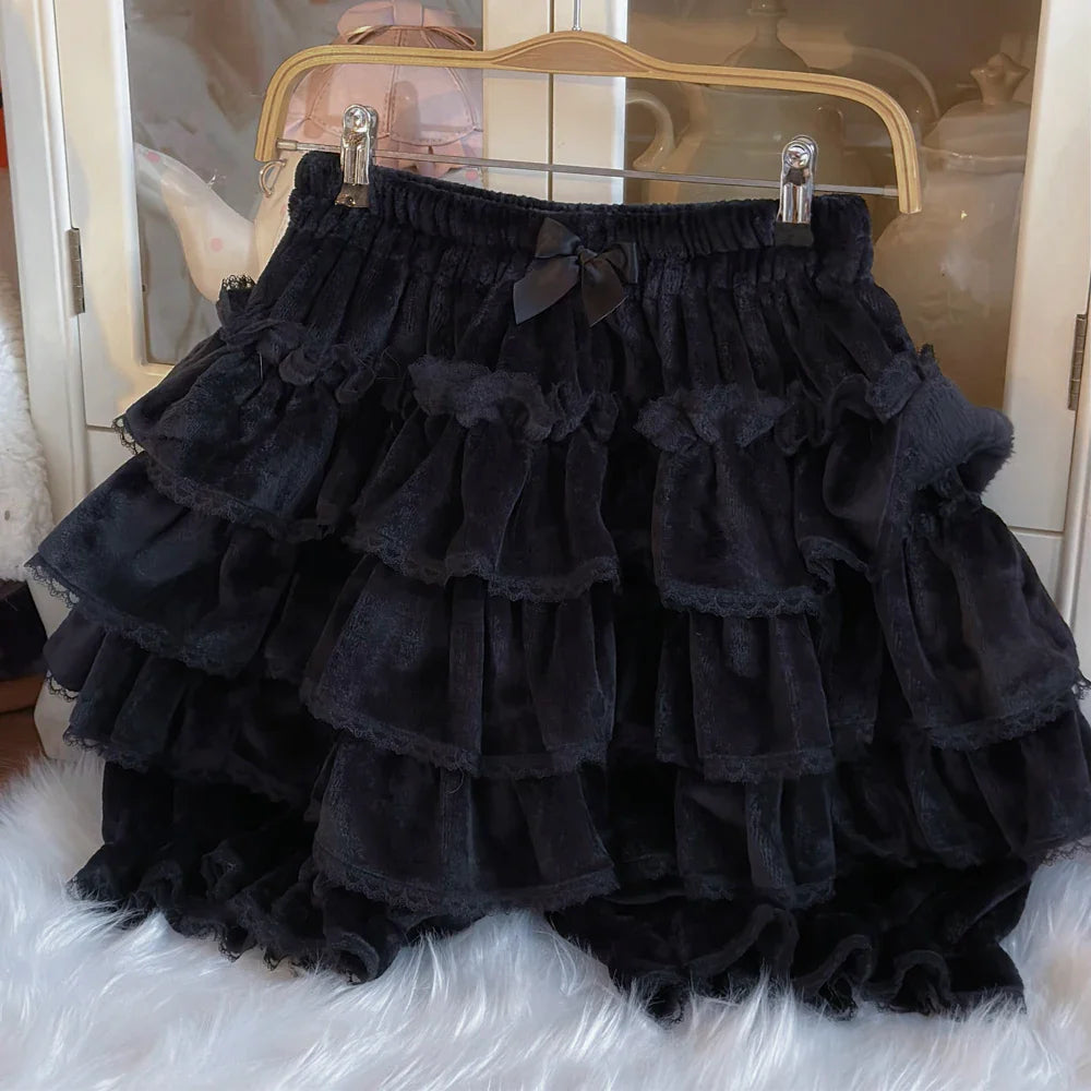 Winterbelle Velvet Bloomer Lolita Shorts