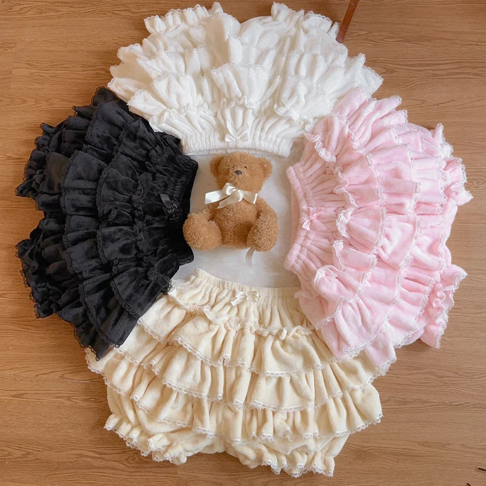 Winterbelle Velvet Bloomer Lolita Shorts