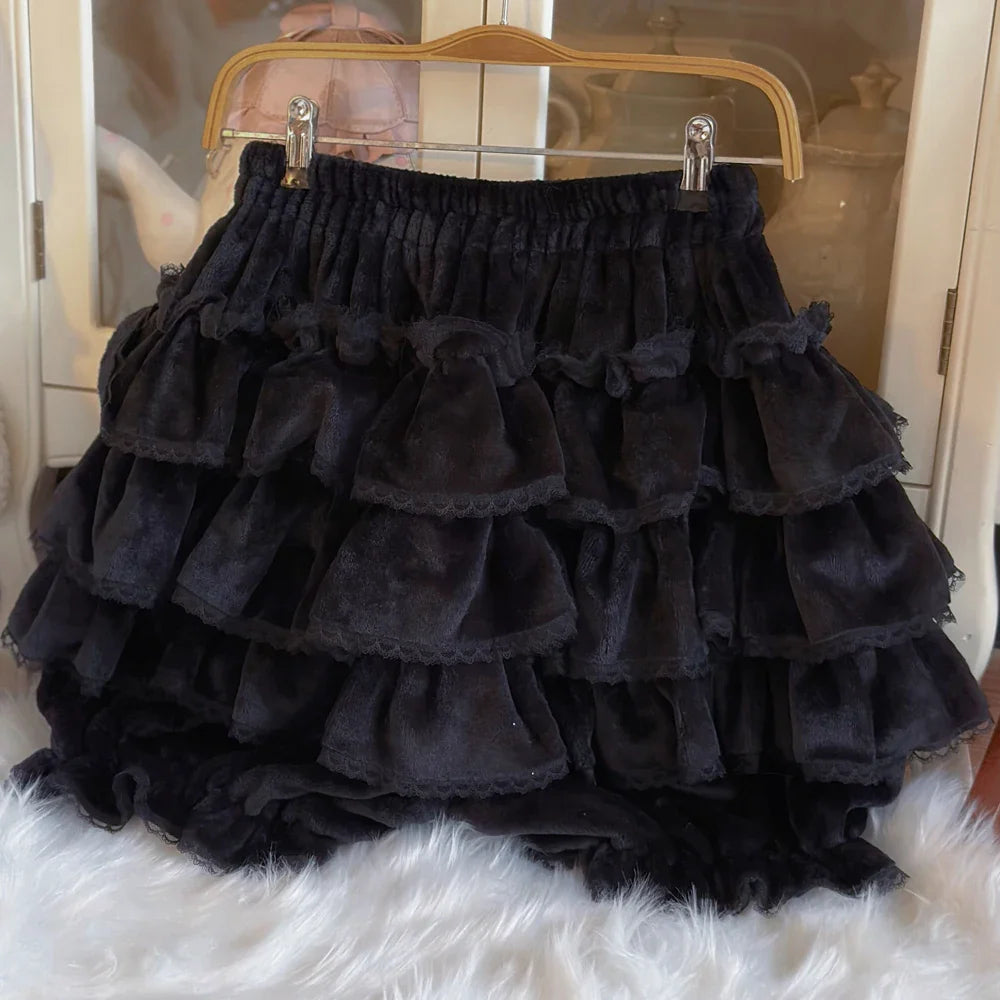 Winterbelle Velvet Bloomer Lolita Shorts